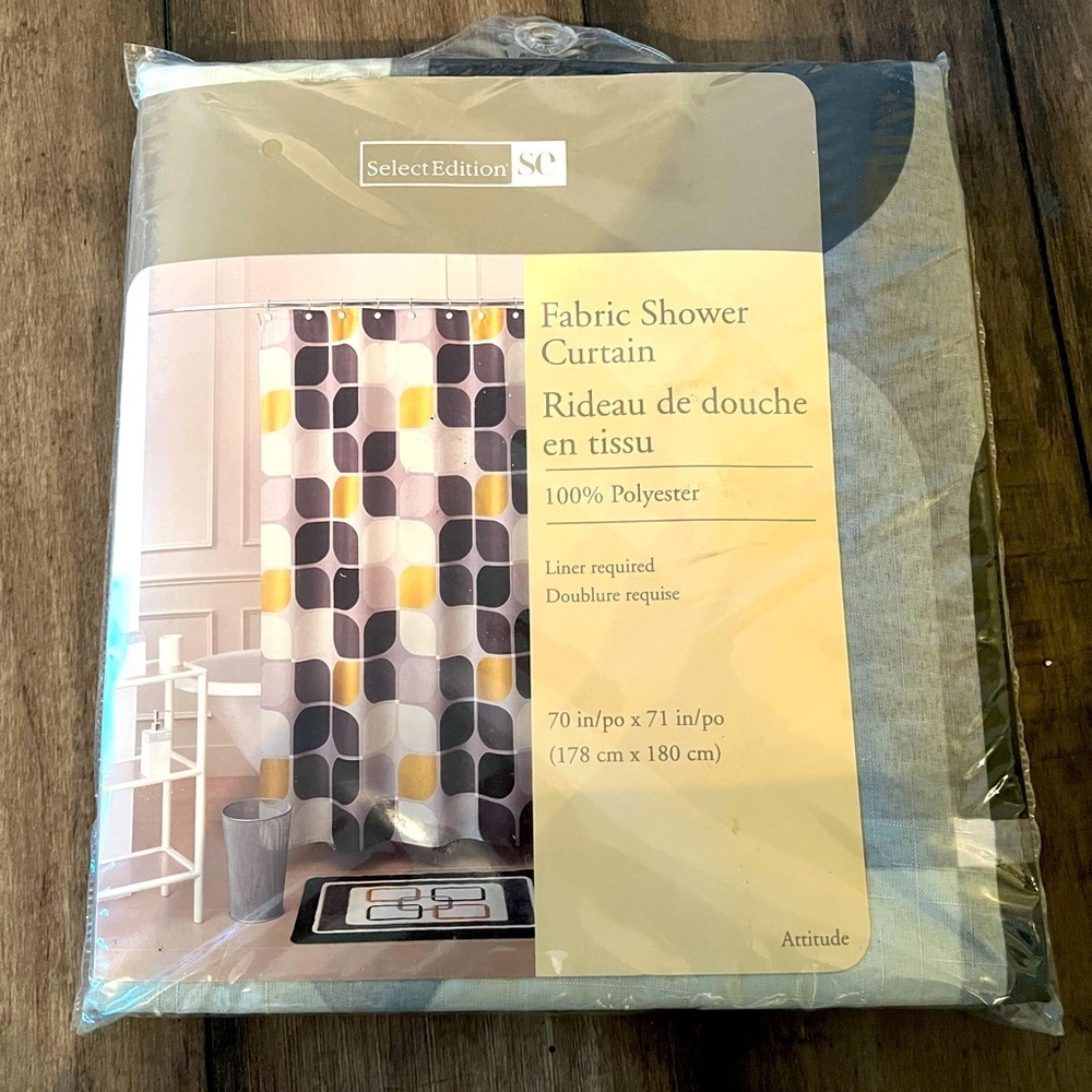 Select edition shower curtain. NEW